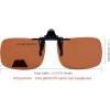 imageEyekepper Polarized Flip up Sunglasses Clip onGrey New