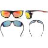 imageEyekepper Polycarbonate Polarized Sport Sunglasses Running TR90 UnbreakableBlackRed Mirror