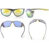 imageEyekepper Polycarbonate Polarized Sport Sunglasses Running TR90 UnbreakableGreyGold Mirror