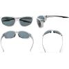 imageEyekepper Polycarbonate Polarized Sport Sunglasses Running TR90 UnbreakableSilverGrey Lens