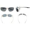 imageEyekepper Polycarbonate Polarized Sport Sunglasses Running TR90 UnbreakableWhiteGrey Lens