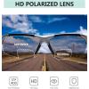 imageEyekepper TR90 Unbreakable Sports Polarized HalfRimless Bifocal SunglassesGreyGrey Lens