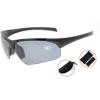 imageEyekepper TR90 Unbreakable Sports Polarized HalfRimless Bifocal SunglassesMatte BlackGrey Lens