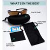 imageEyekepper TR90 Unbreakable Sports Polarized HalfRimless Bifocal SunglassesPearly Brown FrameBrown Lens