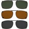 imageEyekepper Large Clip On Sunglasses Polarized LensMix