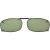 imageEyekepper Metal Frame Rim Polarized Lens Clip On Sunglasses 2 116quot x1 38quotC69g15