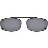 imageEyekepper Metal Frame Rim Polarized Lens Clip On Sunglasses 54  34MMGrey