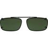 imageEyekepper Metal Frame Rim Polarized Lens Clip On Sunglasses 56  34MMGreen