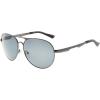 imageEyekepper Pilot Style Polycarbonate Lens Polarized Metal Frame Spring Hinges SunglassesGunmetalGrey Lens