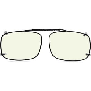 imageEyekepper Large Clip On Sunglasses With Spring Draw Bar PolarizedBlue Light Blocking Glasses