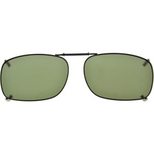 imageEyekepper Metal Frame Rim Polarized Lens Clip On Sunglasses 2 116quot x1 38quotC75g15