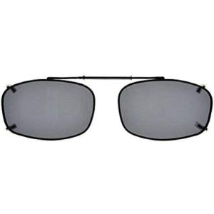 imageEyekepper Metal Frame Rim Polarized Lens Clip On Sunglasses 54  34MMGrey