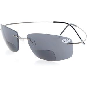 imageEyekepper Oversize Bifocal Sunglasses WomenGrey Lens