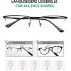 imageEyekepper 4Pack Quality HalfRim Reading Glasses Readers with Spring Hinges Include Computer Readers for Women MenMix