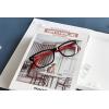 imageEyekepper Computer Reading GlassesReduce Eye Strain Computer Readers Tortoise25Black RedClear Lens