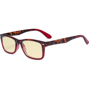 imageEyekepper Computer Reading GlassesReduce Eye Strain Computer Readers Tortoise25TortoiseRedbb60 Lens