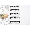 imageEyekepper 5 Pack Reading Glasses for Men Spring Hinges Classic ReadersBlackClear5pcs All Clear Lens