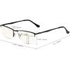 imageEyekepper Quality Spring Hinges HalfRim Computer Readers Reading GlassesGold Framebb40 Lens