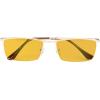 imageEyekepper Quality Spring Hinges HalfRim Computer Readers Reading GlassesGold Framebb90 Lens