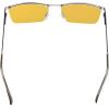 imageEyekepper Quality Spring Hinges HalfRim Computer Readers Reading GlassesSilver Framebb90 Lens
