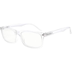 imageEyekepper 2 Pack Computer Reading Glasses Blue Light Blocking Readers for Men Women TortoiseshellTransparent