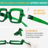 imageEyekepper 4pack Reading Glasses Blue Light Blocking Square Computer Glasses Readers Women 0506 Pack Mix Color