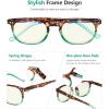 imageEyekepper Blue Light Blocking Reading Glasses for Men Women Vintage ReadersTortoise Green Frame
