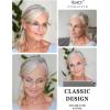 imageEyekepper Blue Light Blocking Rimless Reading Glasses  Small Frameless Reader for Women with Transparent Arm 175Blue Arm