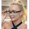 imageEyekepper Square Reading Glasses for Women Blue Light Blocking Large Frame Computer Readers  Green 150Black2024