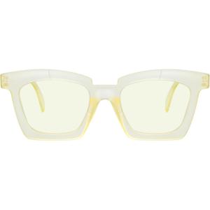 imageEyekepper Square Reading Glasses for Women Blue Light Blocking Large Frame Computer Readers  Green 150Yellow