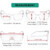 imageEyekepper 4 Pack Ladies Computer Glasses Oversized Square Design Blue Light Filter Readers 1754pcs Transparent