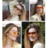 imageEyekepper 4 Pack Ladies Computer Glasses Oversized Square Design Blue Light Filter Readers 175Blue Light Blockingb984 Pairs