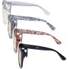 imageEyekepper 4 Pack Reading Glasses Oversized Blue Light Filter Glasses Women Readers 175Blue Light Blockingb604 Pairs