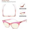 imageEyekepper 4pack Cat Eye Reading Glasses Blue Light Blocking Reader for Women4 Pack Mix Color