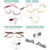 imageEyekepper 4pack Reading Glasses Blue Light Blocking Two Tone Women Readers 105 Pack Mix Color