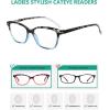 imageEyekepper 5 Pack Blue Lens Glasses Women Screen Light Filter Blocking UV Rays Readers for Reading Computer 2505 Pairs Mix