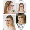 imageEyekepper 5 Pack Blue Lens Glasses Women Screen Light Filter Blocking UV Rays Readers for Reading Computer 250Blue Light Blockingb405 Pairs