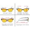 imageEyekepper 5 Pack Blue Lens Glasses Women Screen Light Filter Blocking UV Rays Readers for Reading Computer 250Blue Light Blockingb905 Pairs