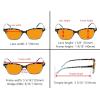 imageEyekepper 5 Pack Blue Lens Glasses Women Screen Light Filter Blocking UV Rays Readers for Reading Computer 250Blue Light Blockingb985 Pairs