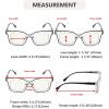 imageEyekepper 5Pack Reading Glasses Women Chic Readers Double ColorBlue Light Blocking Reading Glasses