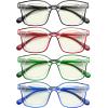 imageEyekepper 5Pack Reading Glasses Women Chic Readers Double ColorBlue Light Blocking Reading Glasses