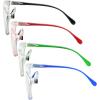 imageEyekepper 5Pack Reading Glasses Women Chic Readers Double ColorBlue Light Blocking Reading Glasses