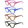 imageEyekepper 5pack Cat Eye Reading Glasses Women ReadersBlue Light Blocking Reading Glasses