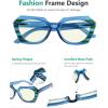 imageEyekepper 5pack Reading Glasses Blue Light Blocking Women Stylish Readers4 Pack Mix Color