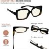 imageEyekepper Design Reading Glasses for Women Blue Light Blocking Computer Readers with Spring Hinges  Red 150BlackTortoise
