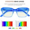imageEyekepper Design Reading Glasses for Women Blue Light Blocking Computer Readers with Spring Hinges  Red 150Blue
