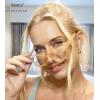 imageEyekepper Design Reading Glasses for Women Blue Light Blocking Computer Readers with Spring Hinges  Red 150Champagne