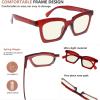 imageEyekepper Design Reading Glasses for Women Blue Light Blocking Computer Readers with Spring Hinges  Red 150Red