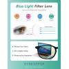 imageEyekepper Design Reading Glasses for Women Blue Light Blocking Computer Readers with Spring Hinges  Red 150Red