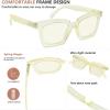 imageEyekepper Design Reading Glasses for Women Blue Light Blocking Computer Readers with Spring Hinges  Red 150Yellow